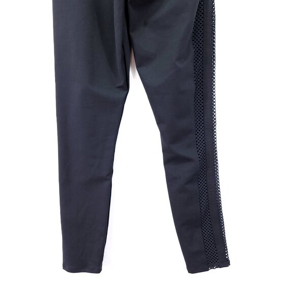 Bombshell Sportswear Side Cut-Out Mesh Leggings Size Medium Black - Picture 10 of 13